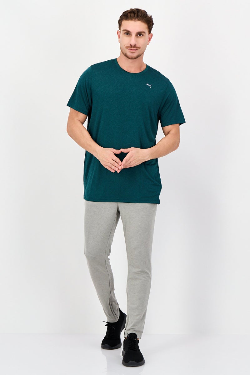 PUMA Men Sportswear Fit Short Sleeve Training T-Shirt, Dark Green - Image 3